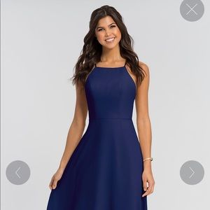 Kleinfeld Bridal Navy Bridesmaid Dress KL-200010